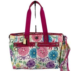Coach multicolor bag